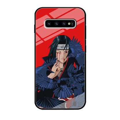 Naruto On Itachi Power Show Samsung Galaxy S10 Case-Oxvistore