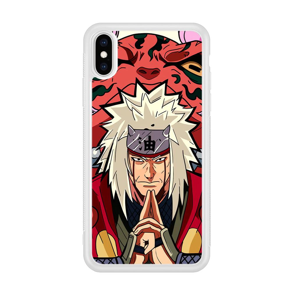 Naruto Series Jiraiya Sannin of Konoha iPhone X Case-Oxvistore