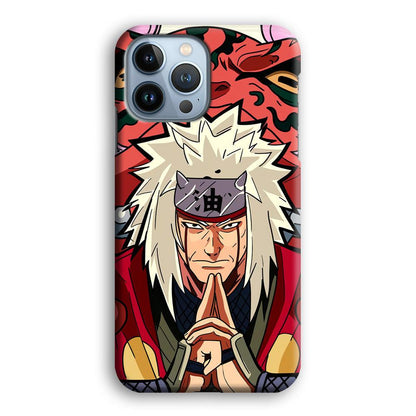 Naruto Series Jiraiya Sannin of Konoha iPhone 15 Pro Case-Oxvistore