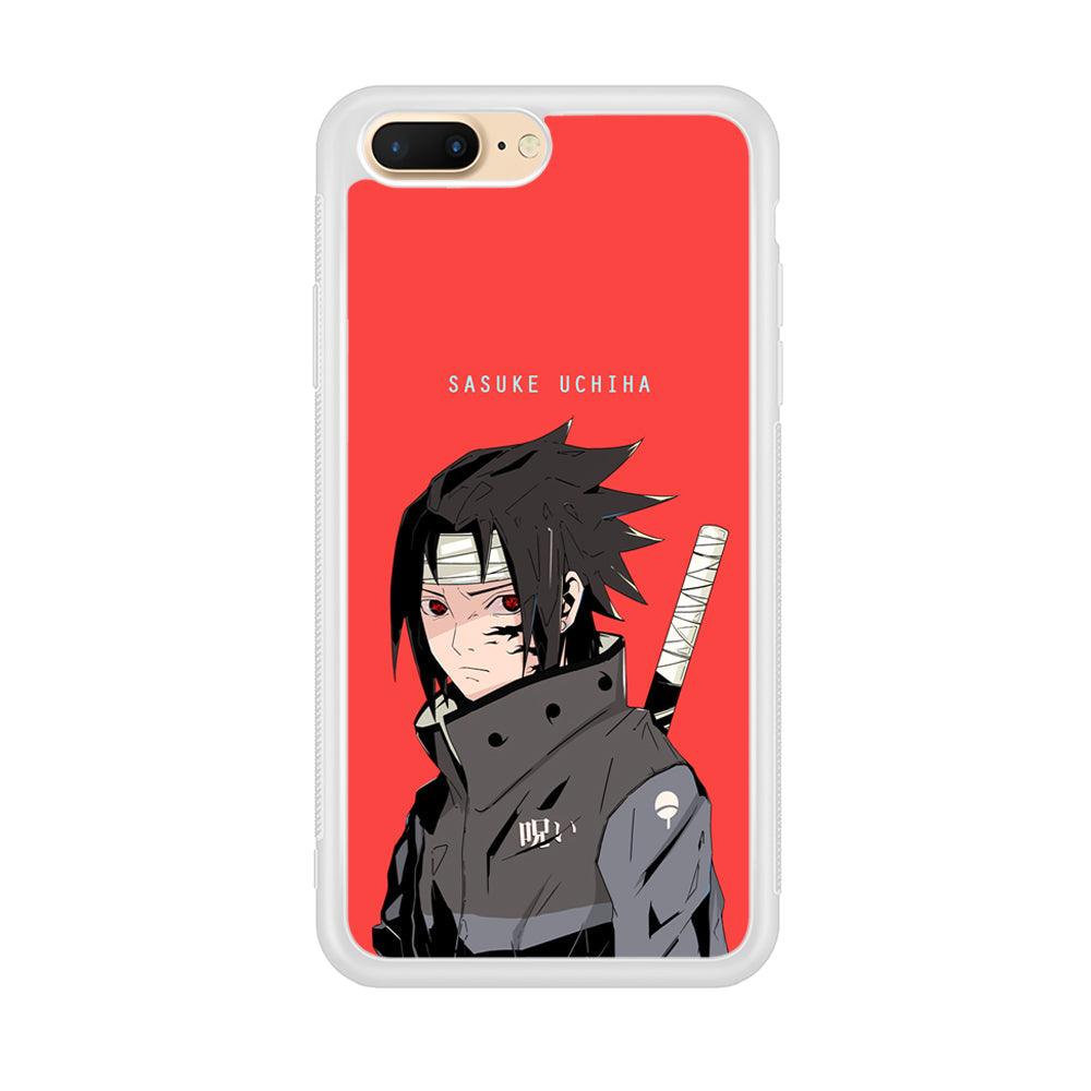 Naruto Series Sasuke Stare of Sharingan iPhone 7 Plus Case-Oxvistore