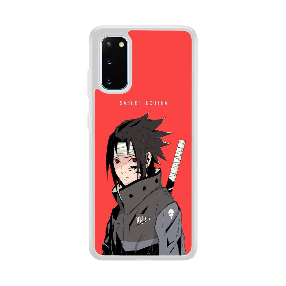 Naruto Series Sasuke Stare of Sharingan Samsung Galaxy S20 Case-Oxvistore