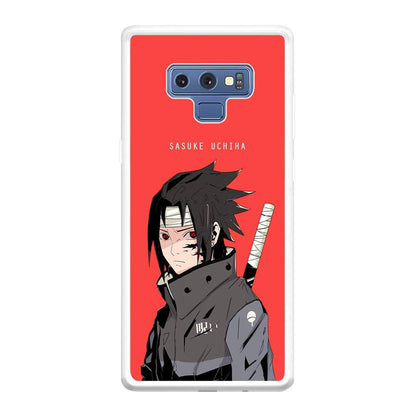 Naruto Series Sasuke Stare of Sharingan Samsung Galaxy Note 9 Case-Oxvistore