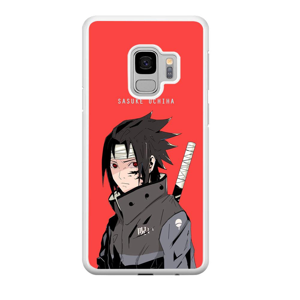 Naruto Series Sasuke Stare of Sharingan Samsung Galaxy S9 Case-Oxvistore