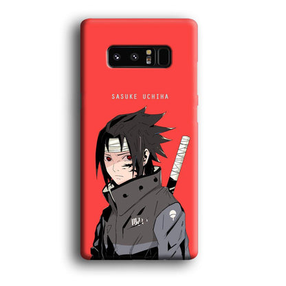 Naruto Series Sasuke Stare of Sharingan Samsung Galaxy Note 8 Case-Oxvistore