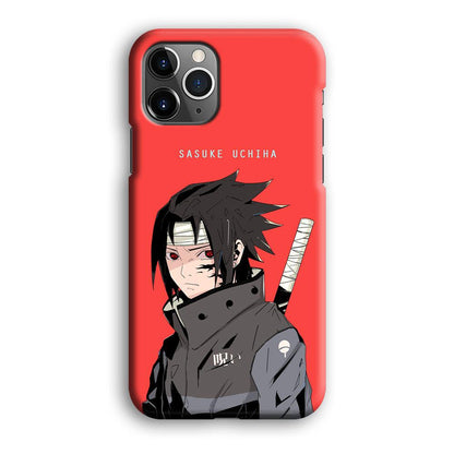 Naruto Series Sasuke Stare of Sharingan iPhone 12 Pro Max Case-Oxvistore