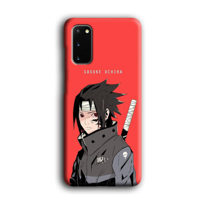 Naruto Series Sasuke Stare of Sharingan Samsung Galaxy S20 Case-Oxvistore