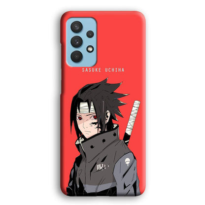 Naruto Series Sasuke Stare of Sharingan Samsung Galaxy A32 Case-Oxvistore