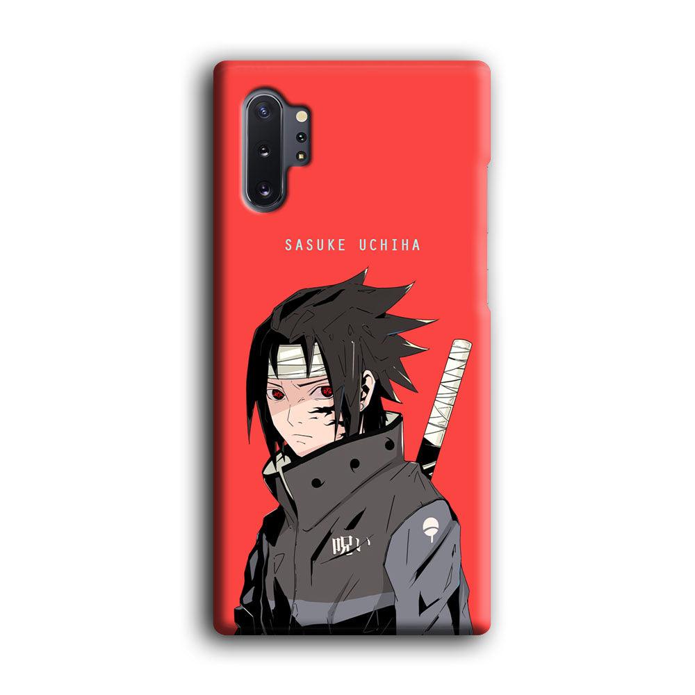 Naruto Series Sasuke Stare of Sharingan Samsung Galaxy Note 10 Plus Case-Oxvistore