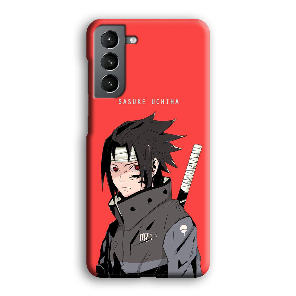 Naruto Series Sasuke Stare of Sharingan Samsung Galaxy S21 Plus Case-Oxvistore