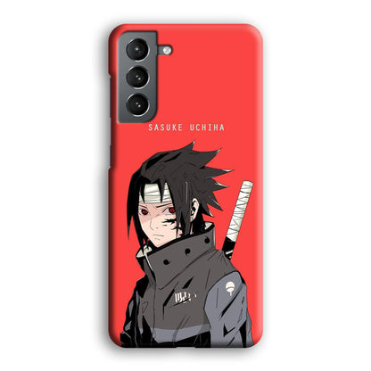 Naruto Series Sasuke Stare of Sharingan Samsung Galaxy S21 Plus Case-Oxvistore