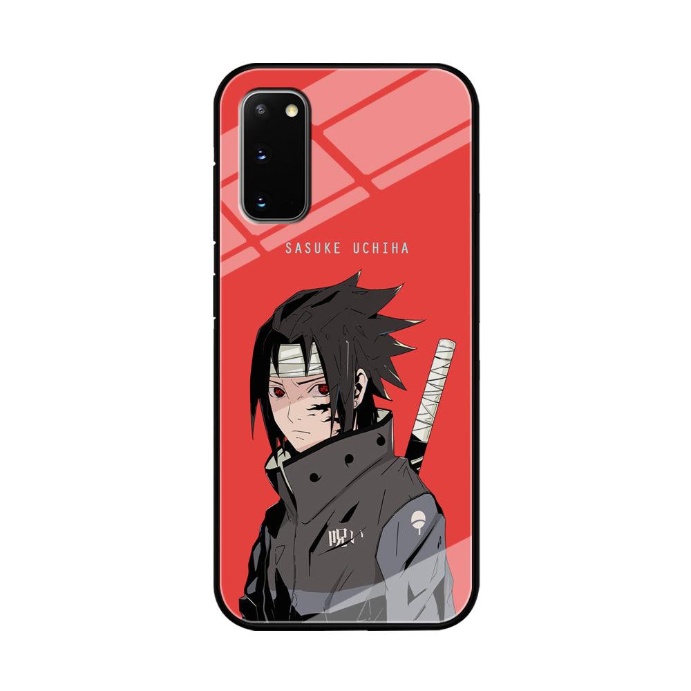 Naruto Series Sasuke Stare of Sharingan Samsung Galaxy S20 Case-Oxvistore