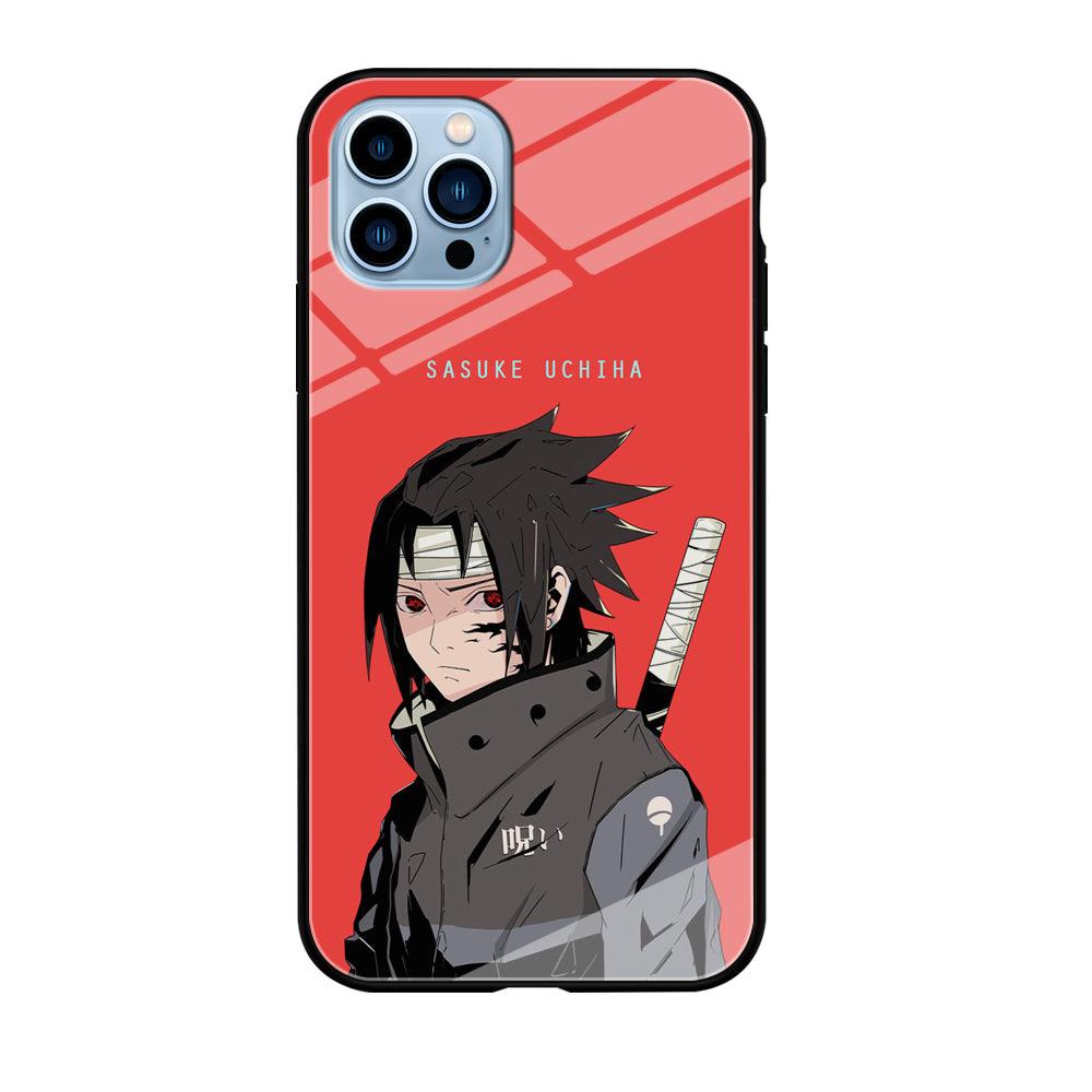 Naruto Series Sasuke Stare of Sharingan iPhone 12 Pro Max Case-Oxvistore