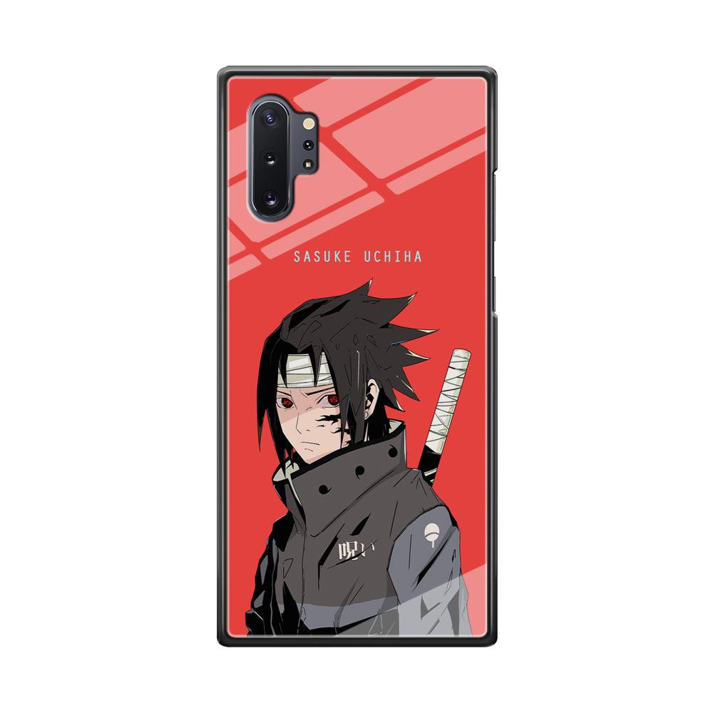 Naruto Series Sasuke Stare of Sharingan Samsung Galaxy Note 10 Plus Case-Oxvistore