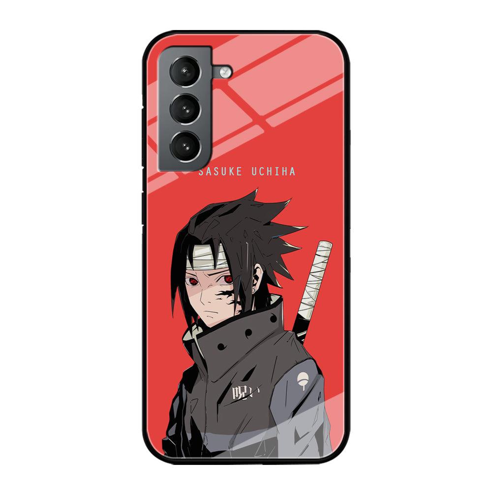 Naruto Series Sasuke Stare of Sharingan Samsung Galaxy S21 Plus Case-Oxvistore