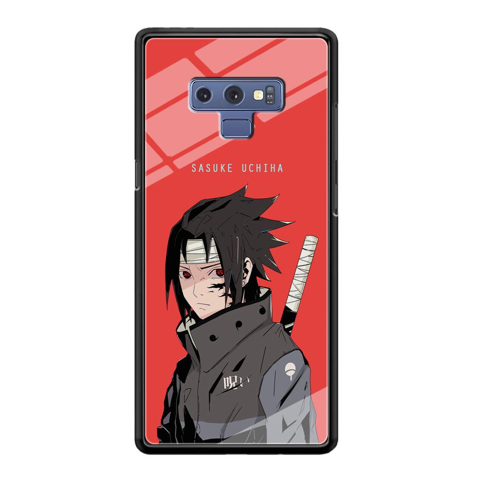 Naruto Series Sasuke Stare of Sharingan Samsung Galaxy Note 9 Case-Oxvistore