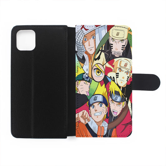 Naruto Uzumaki Transformation Flip Wallet Phone Case