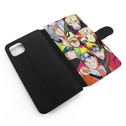 Naruto Uzumaki Transformation Flip Wallet Phone Case