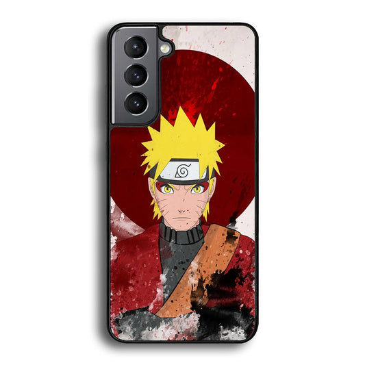 Naruto Art of Senjutsu Samsung Galaxy S23 Plus Case-Rubber Black (2D Case)-Oxvistore