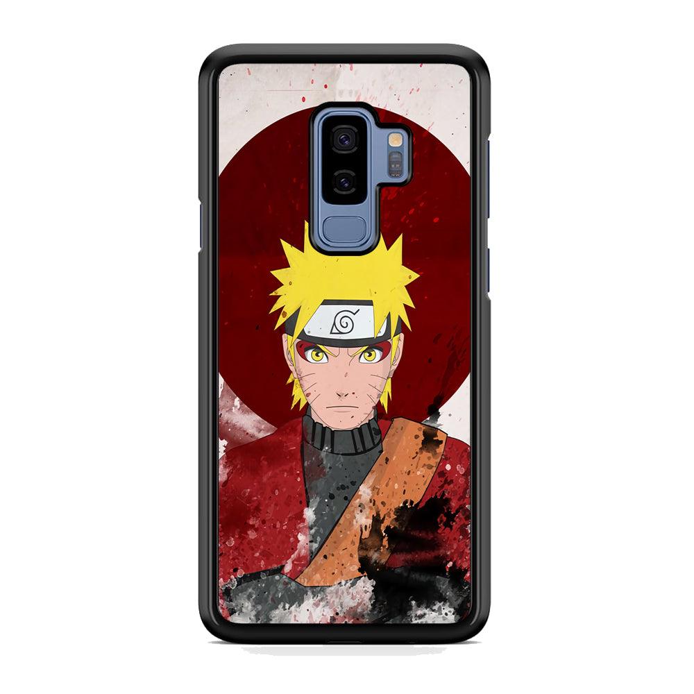 Naruto Art of Senjutsu Samsung Galaxy S9 Plus Case-Rubber Black (2D Case)-Oxvistore