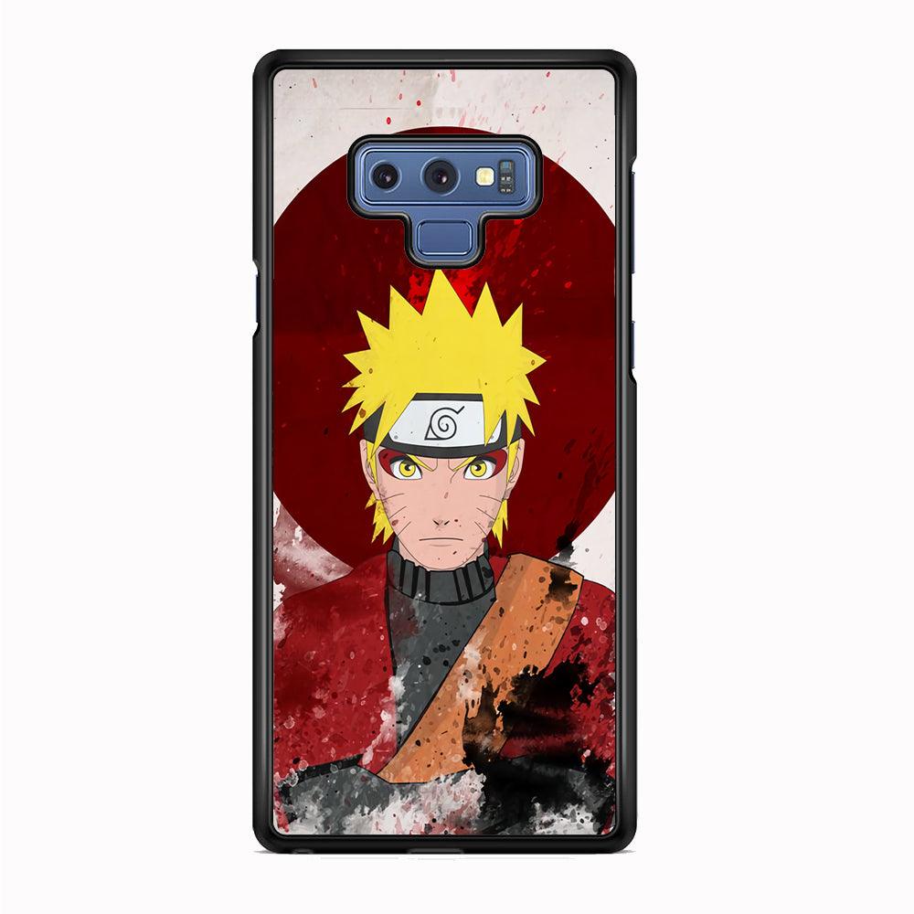 Naruto Art of Senjutsu Samsung Galaxy Note 9 Case-Rubber White (2D Case)-Oxvistore