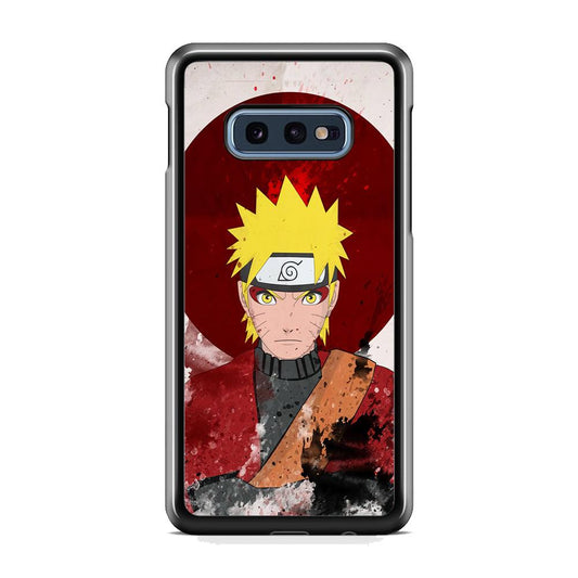 Naruto Art of Senjutsu Samsung Galaxy S10E Case-Rubber Black (2D Case)-Oxvistore