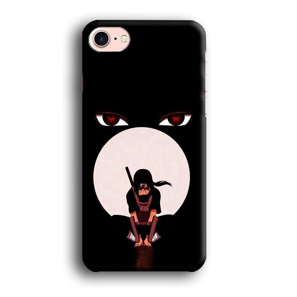 Naruto Blood Moon of Uchiha iPhone 8 Case-Oxvistore