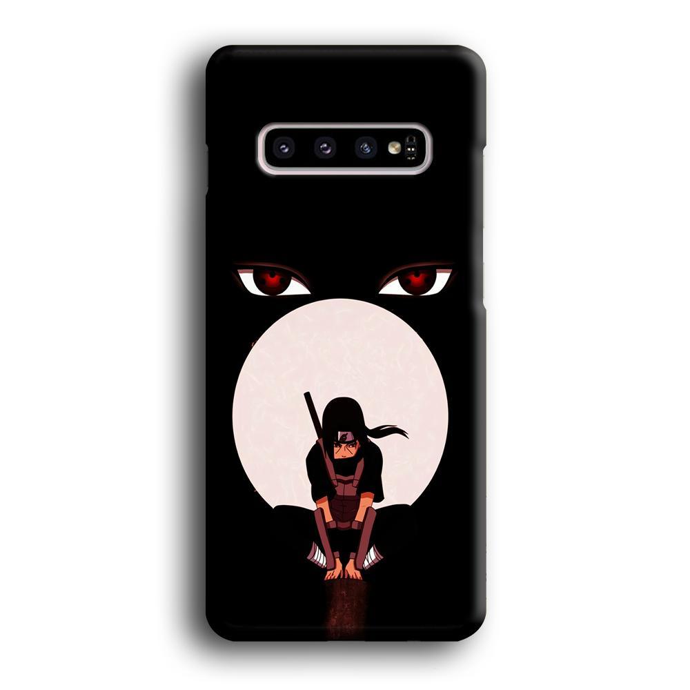 Naruto Blood Moon of Uchiha Samsung Galaxy S10 Case-Oxvistore