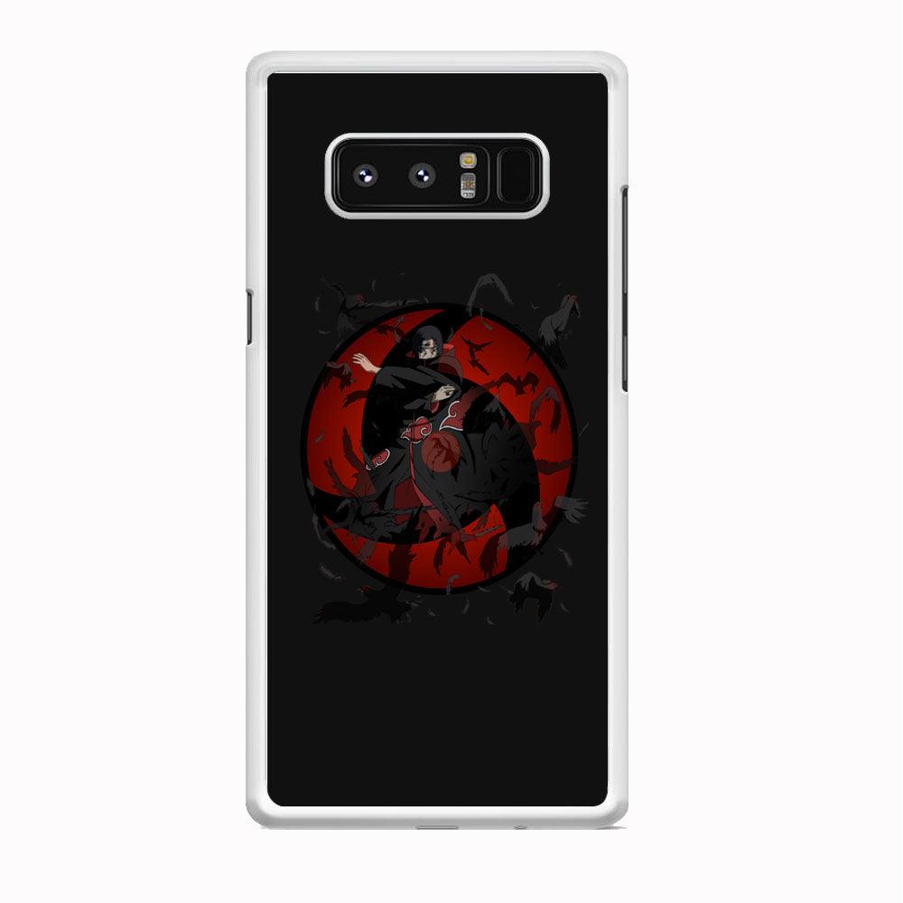 Naruto Itachi Raven Summoning Samsung Galaxy Note 8 Case-Oxvistore