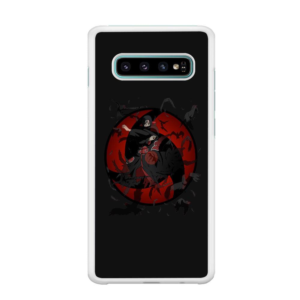 Naruto Itachi Raven Summoning Samsung Galaxy S10 Case-Oxvistore