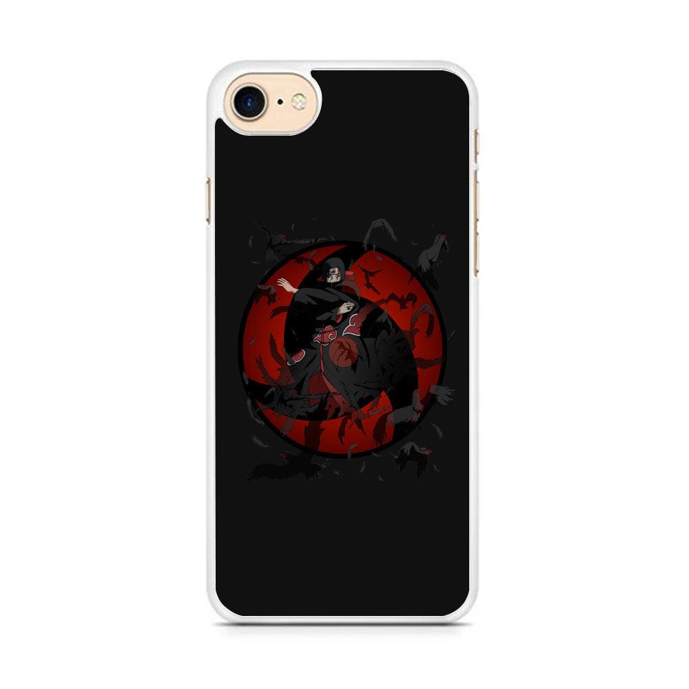 Naruto Itachi Raven Summoning iPhone 8 Case-Oxvistore