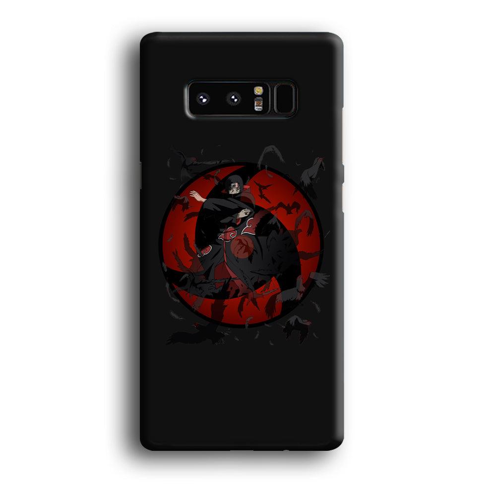 Naruto Itachi Raven Summoning Samsung Galaxy Note 8 Case-Oxvistore