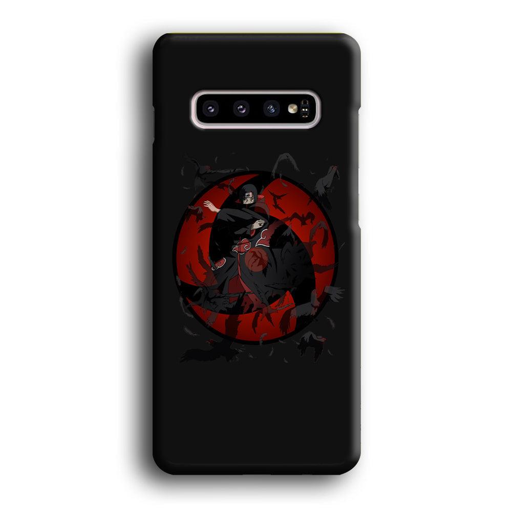 Naruto Itachi Raven Summoning Samsung Galaxy S10 Case-Oxvistore