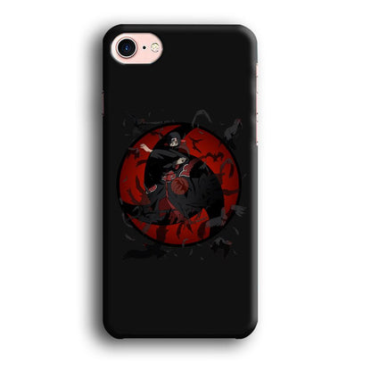 Naruto Itachi Raven Summoning iPhone 8 Case-Oxvistore