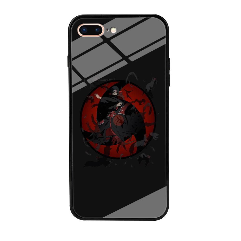 Naruto Itachi Raven Summoning iPhone 8 Plus Case-Oxvistore