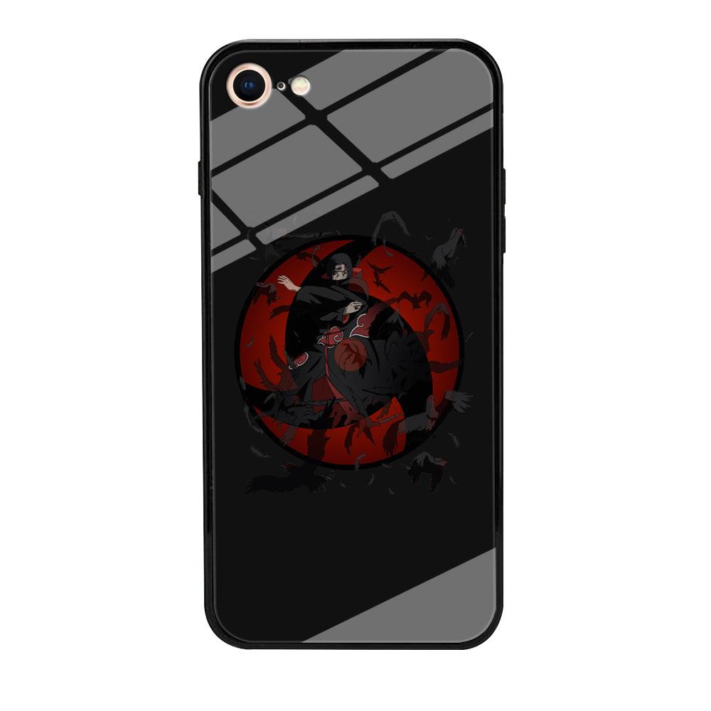 Naruto Itachi Raven Summoning iPhone 8 Case-Oxvistore