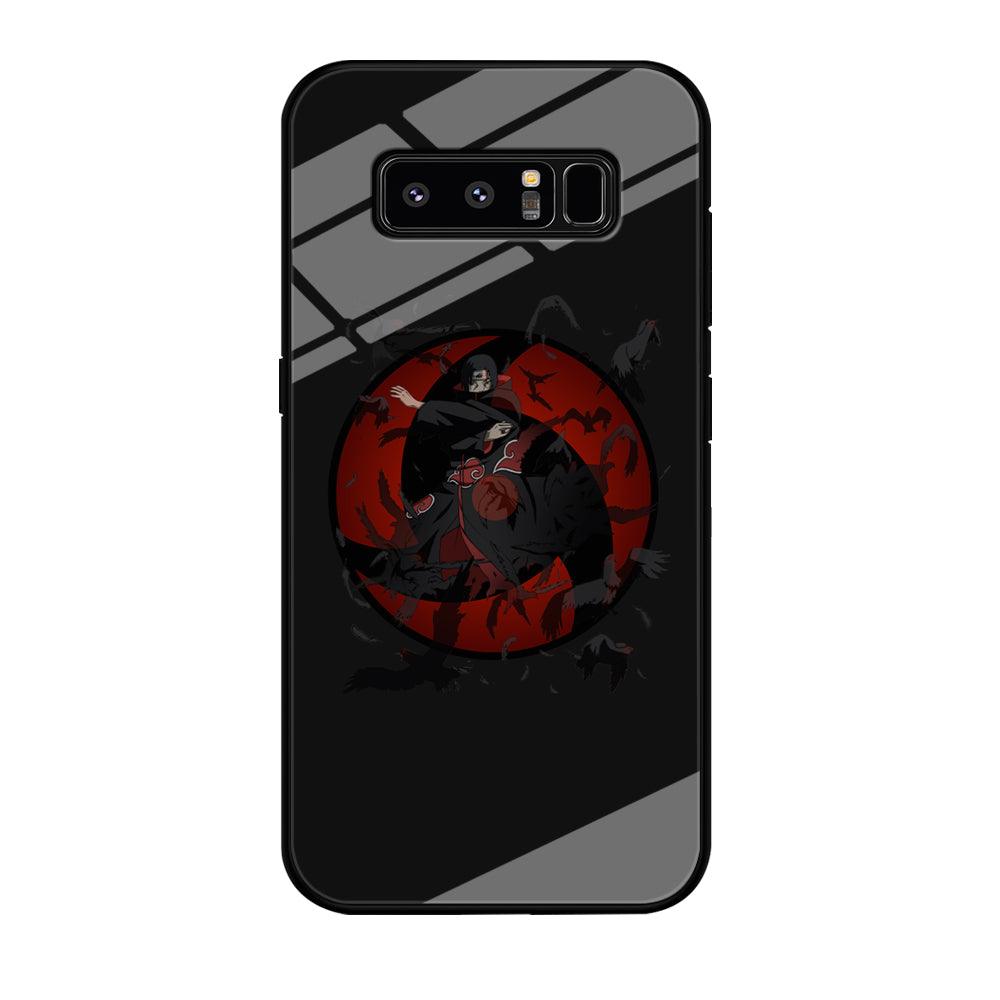 Naruto Itachi Raven Summoning Samsung Galaxy Note 8 Case-Oxvistore