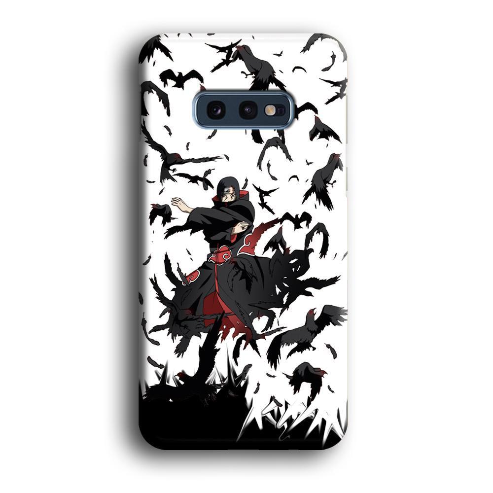 Naruto Itachi Uchiha Flying Bird Samsung Galaxy S10E Case-Oxvistore