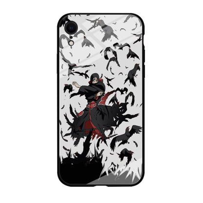 Naruto Itachi Uchiha Flying Bird iPhone XR Case-Oxvistore