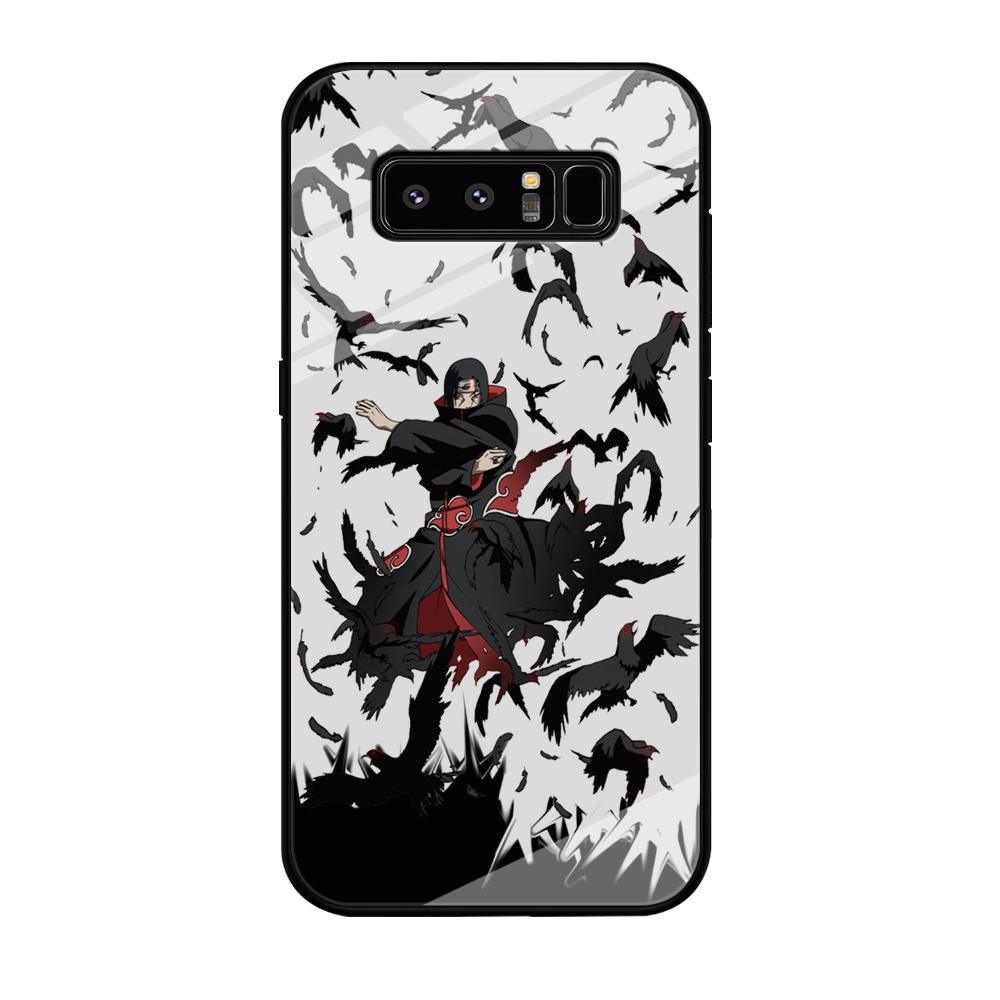 Naruto Itachi Uchiha Flying Bird Samsung Galaxy Note 8 Case-Oxvistore