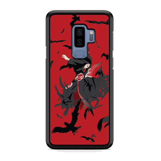 Naruto Kuchiyose of Itachi Samsung Galaxy S9 Plus Case-Rubber Black (2D Case)-Oxvistore