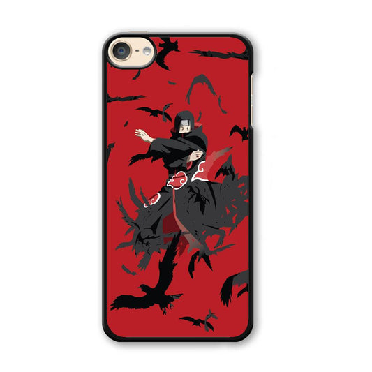 Naruto Kuchiyose of Itachi iPod Touch 6 Case-Plastic Black (2D Case)-Oxvistore