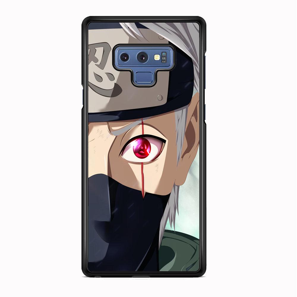 Naruto Mangekyo of Copy Ninja Samsung Galaxy Note 9 Case-Rubber Black (2D Case)-Oxvistore