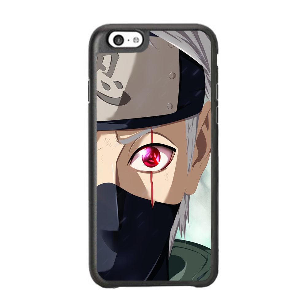 Naruto Mangekyo of Copy Ninja iPhone 6 Plus | 6s Plus Case-Rubber Black (2D Case)-Oxvistore