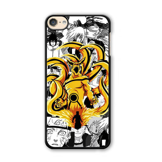 Naruto Strength for Comrade iPod Touch 6 Case-Plastic Black (2D Case)-Oxvistore