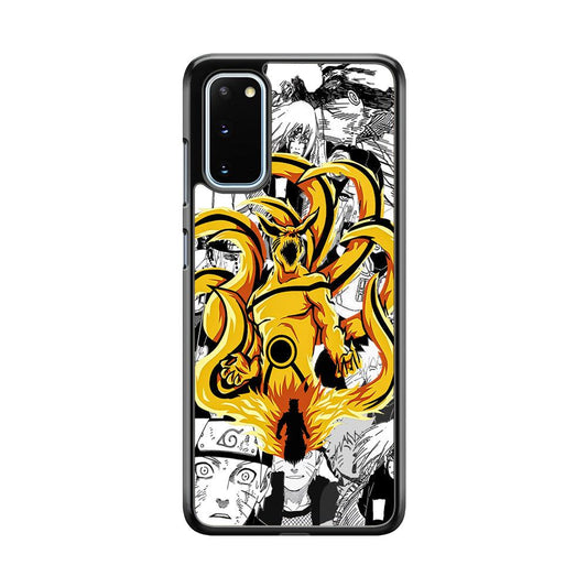 Naruto Strength for Comrade Samsung Galaxy S20 Case-Rubber Black (2D Case)-Oxvistore