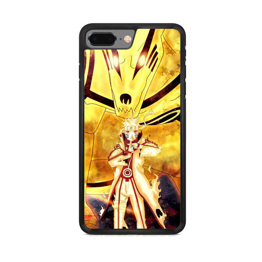 Naruto The Partner iPhone 8 Plus Case-Rubber White (2D Case)-Oxvistore