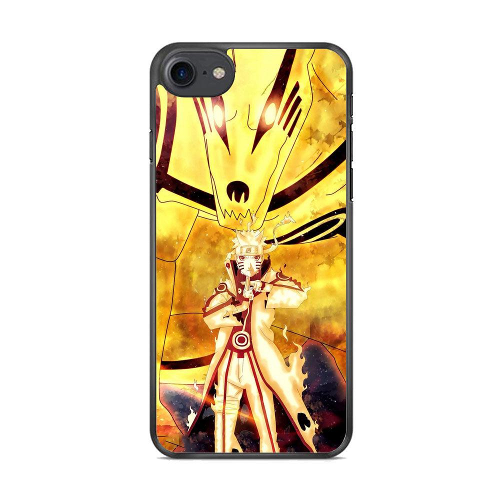 Naruto The Partner iPhone 7 Case-Rubber White (2D Case)-Oxvistore