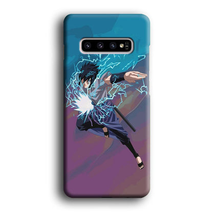 Naruto Uchiha Sasuke Beattle Style Samsung Galaxy S10 Case-Oxvistore