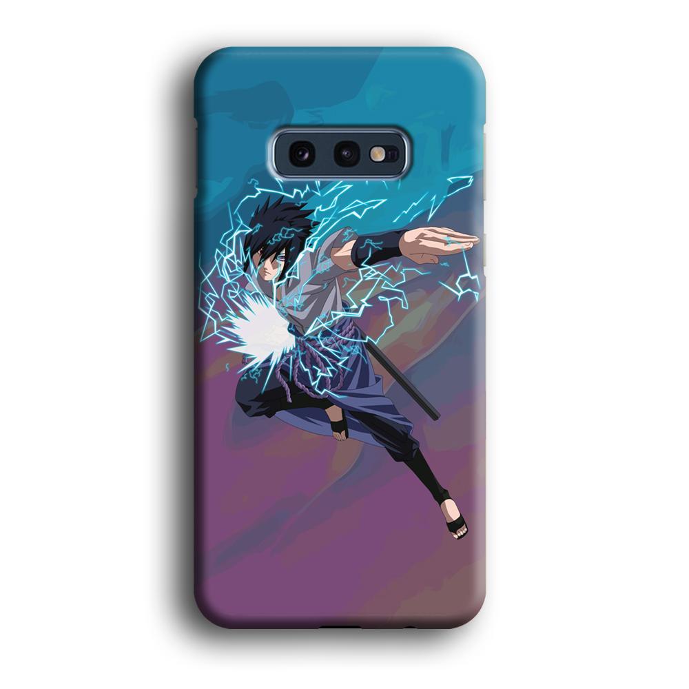 Naruto Uchiha Sasuke Beattle Style Samsung Galaxy S10E Case-Oxvistore