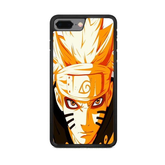 Naruto Will Turn Into Kyubi iPhone 7 Plus Case-Rubber Black (2D Case)-Oxvistore